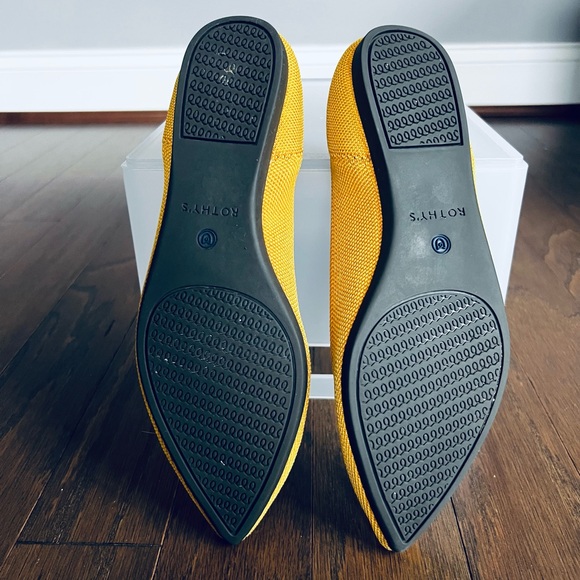 Rothy's The Point Flats Retired Marigold/Sunshine Yellow - Picture 11 of 13
